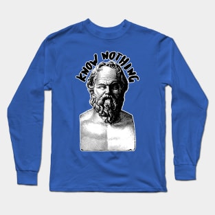 Socrates / Know Nothing Long Sleeve T-Shirt